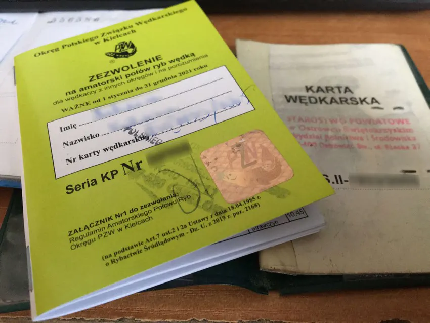 карта рибалки в польщі